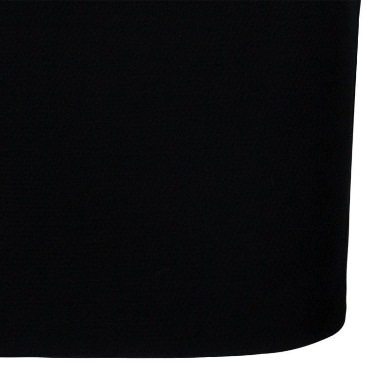 Pre Owned Dolce & Gabbana Black Contrast Lining Skirt Suit M