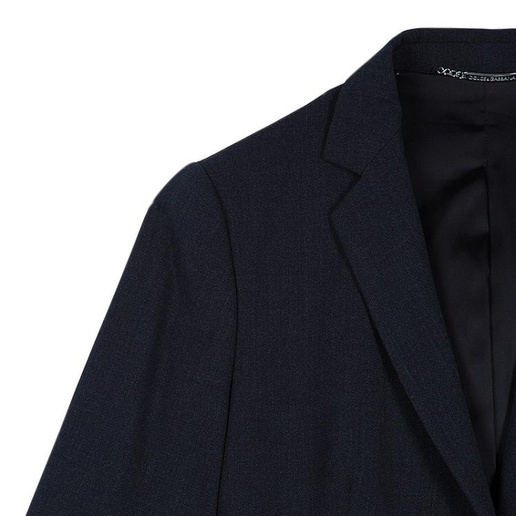 Pre Owned Dolce and Gabbana Charcoal Pant Suit S