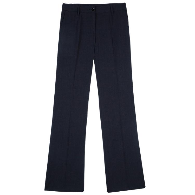 Pre Owned Dolce and Gabbana Charcoal Pant Suit S