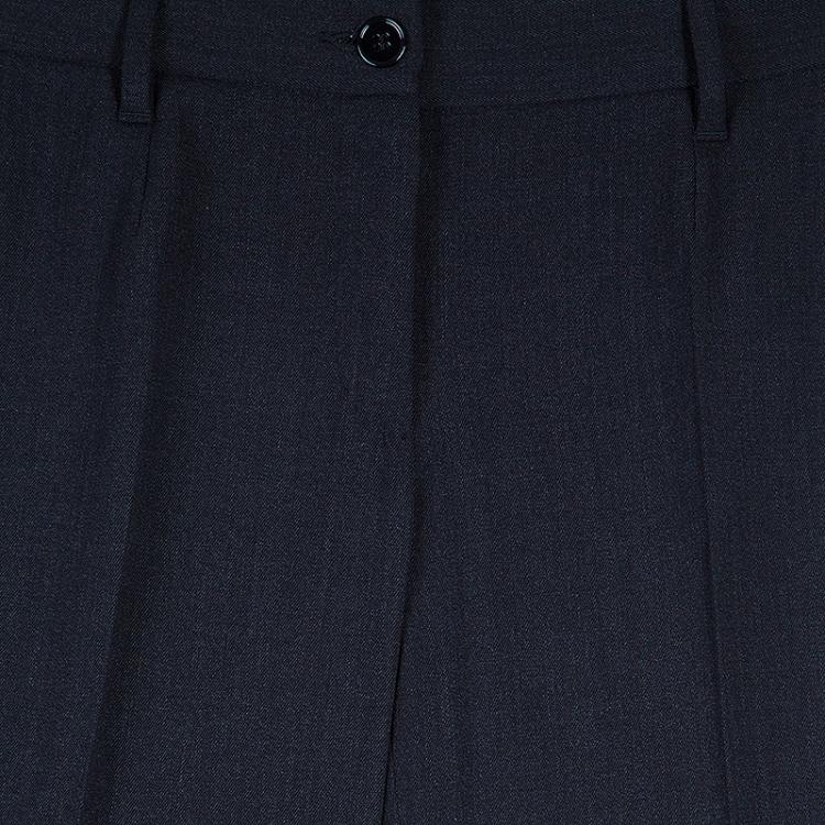 Pre Owned Dolce and Gabbana Charcoal Pant Suit S
