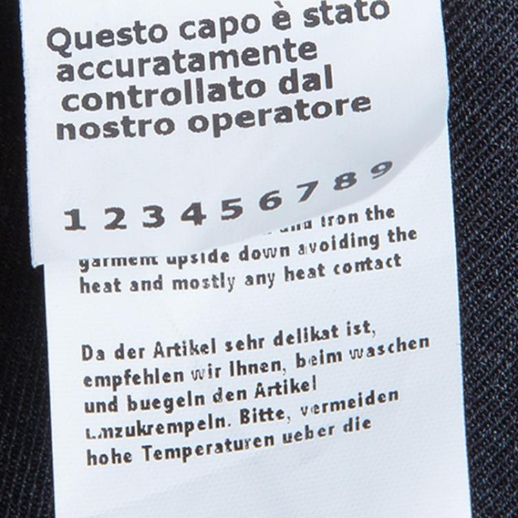 Pre Owned Dolce and Gabbana Charcoal Pant Suit S