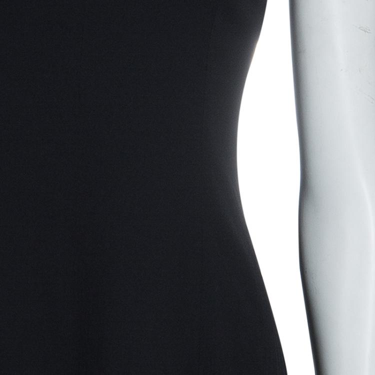 Pre Owned Dolce and Gabbana Black Bustier Dress L