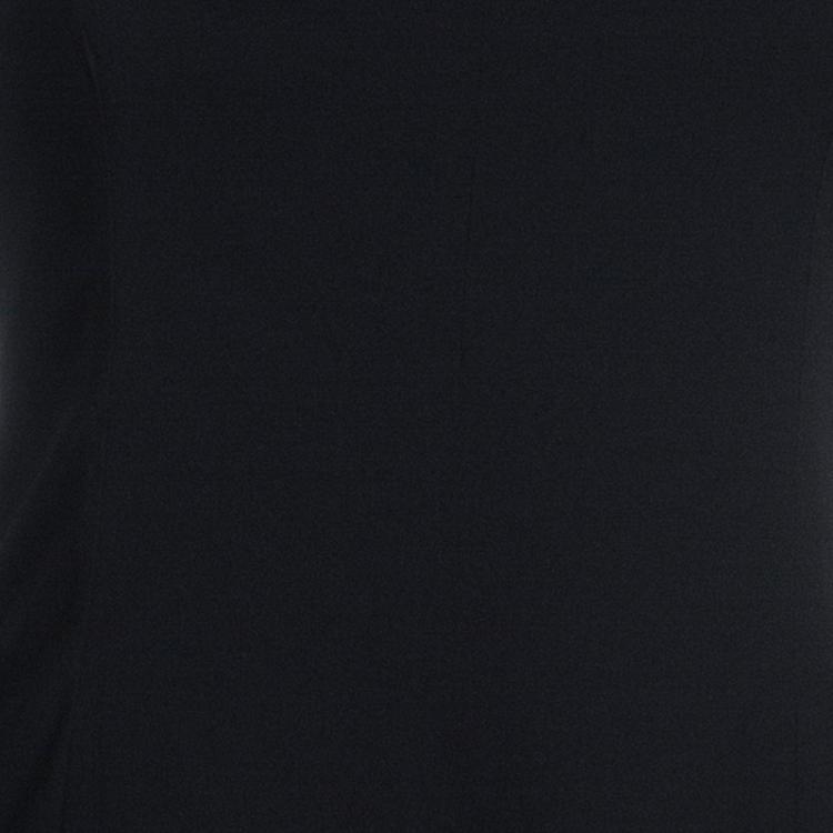 Pre Owned Dolce and Gabbana Black Bustier Dress L