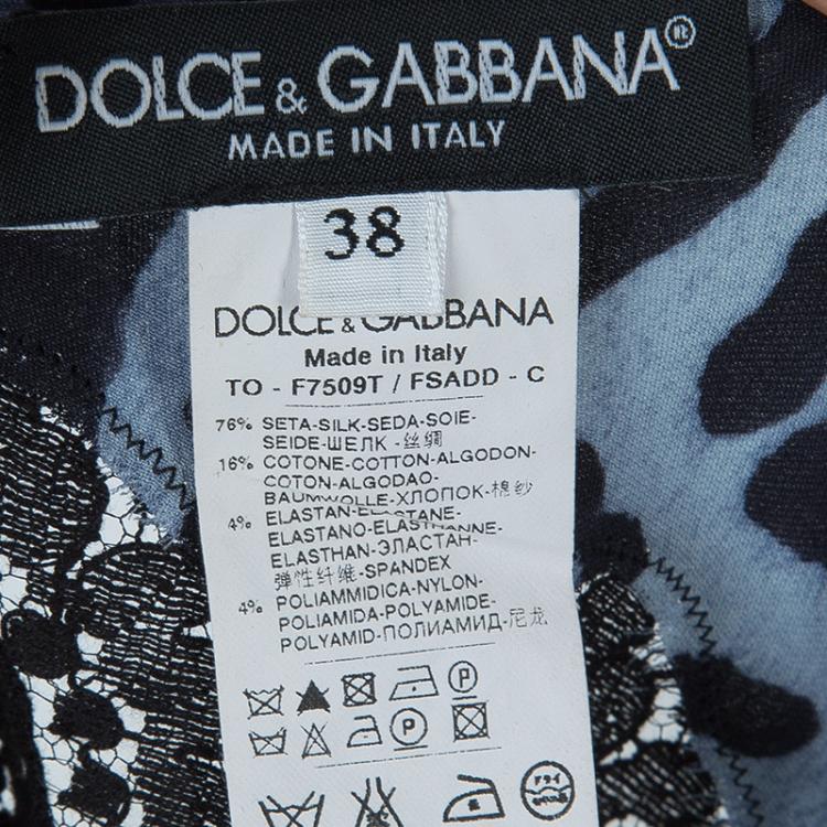 Pre Owned Dolce and Gabbana Leopard Print Sleeveless Top S