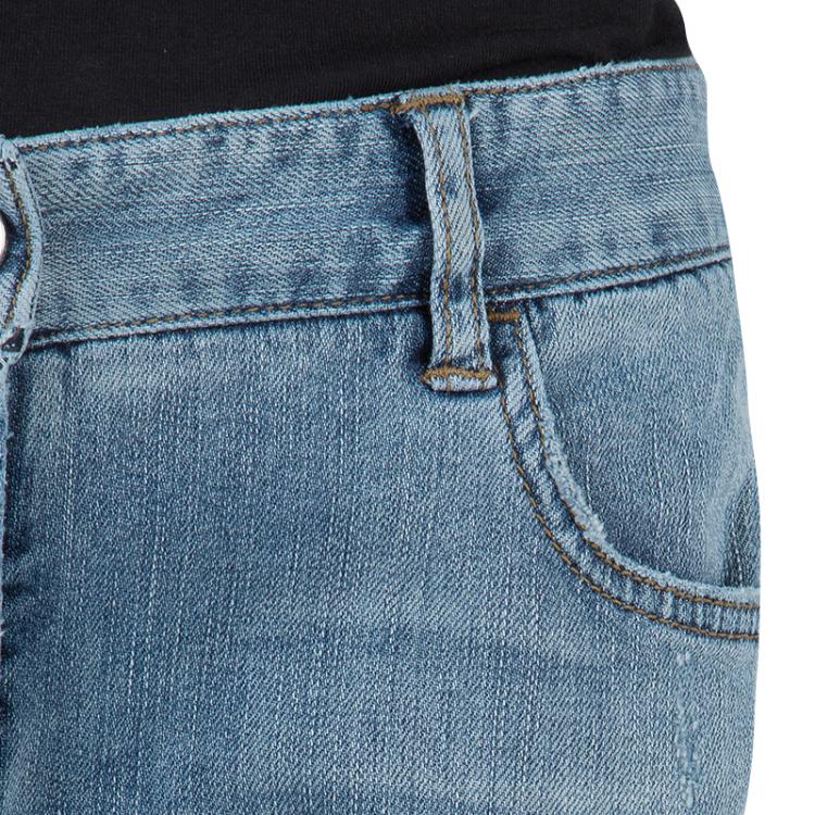 Pre Owned Dolce and Gabbana Blue Light Wash Denim Distressed Faded Jeans M