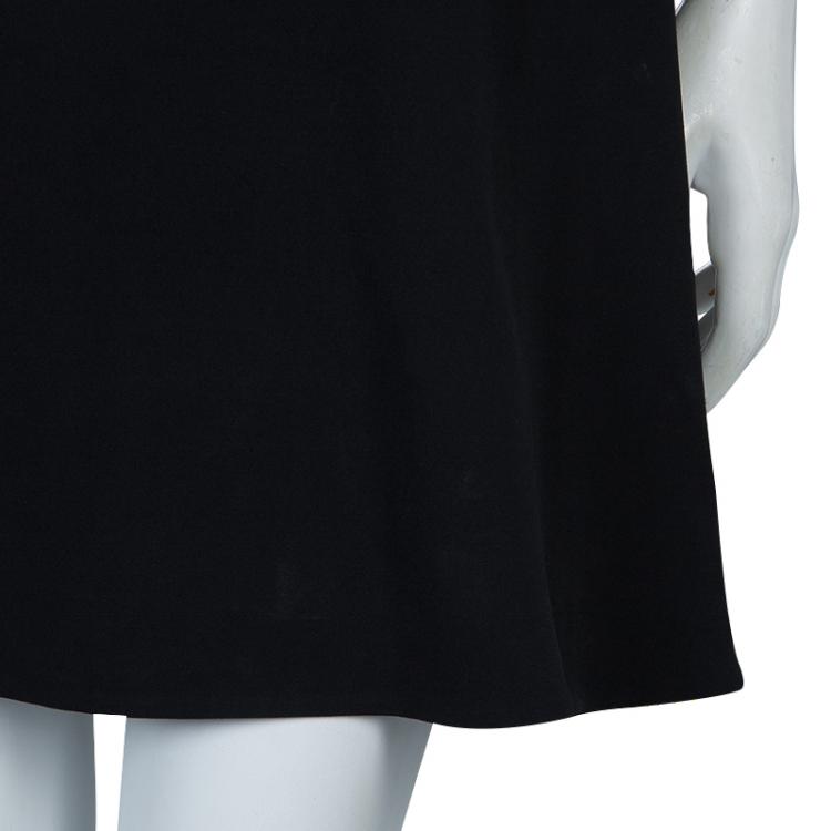 Pre Owned Dolce and Gabbana Black Long Sleeve Lace Dress  L