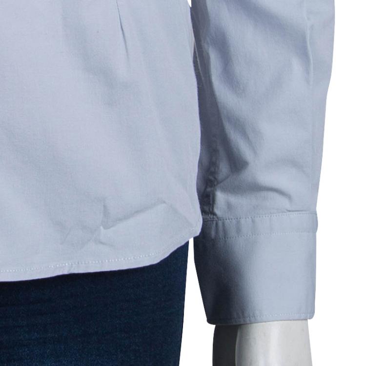 Pre Owned Dolce & Gabbana Light Blue Cotton Buttondown Long Sleeve Shirt S