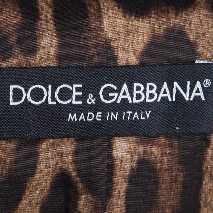 Pre Owned Dolce and Gabbana Burgundy Corduroy Blazer M