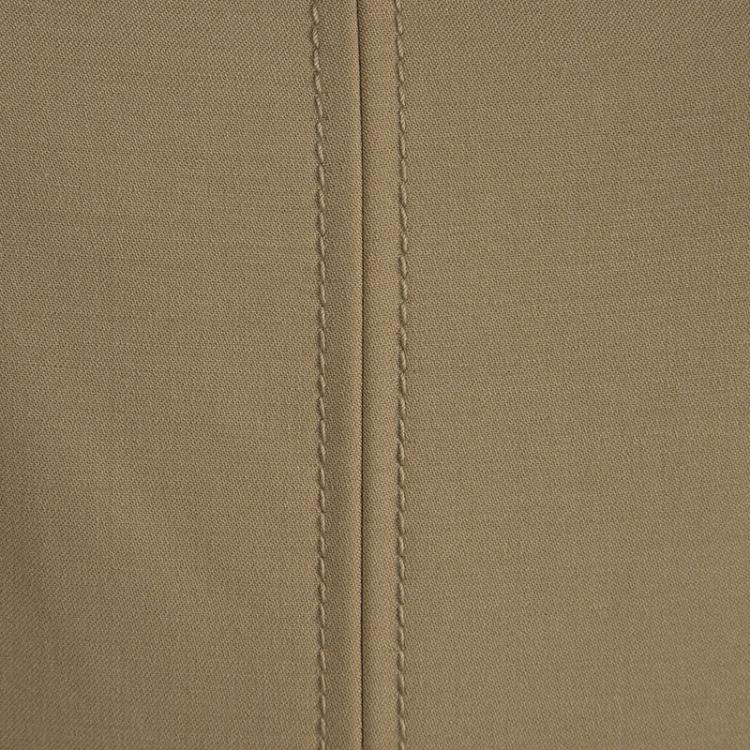 Pre Owned Dolce And Gabbana Beige Sleeveless Fitted Sheath Dress M