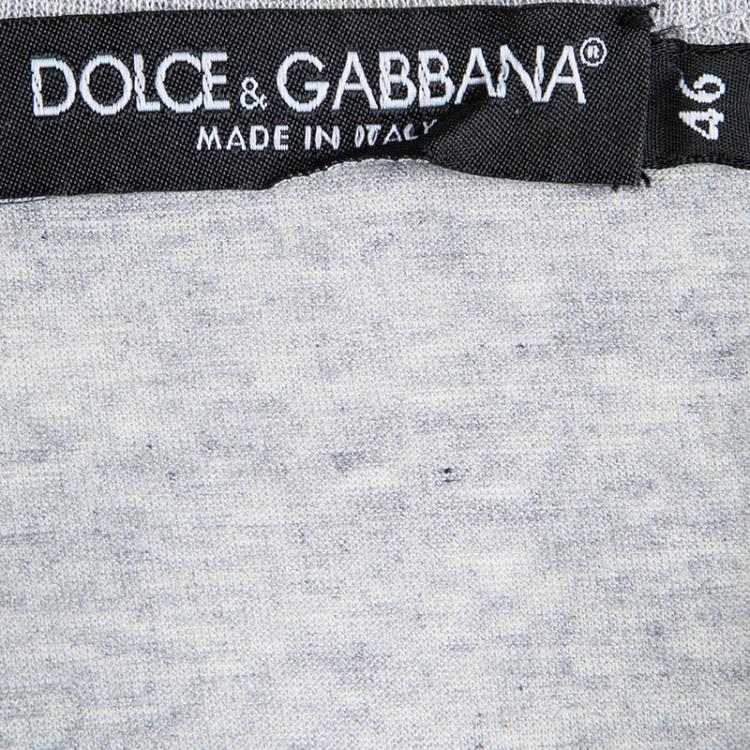 Pre Owned Dolce and Gabbana Dual Color Sleeveless Tank Top L