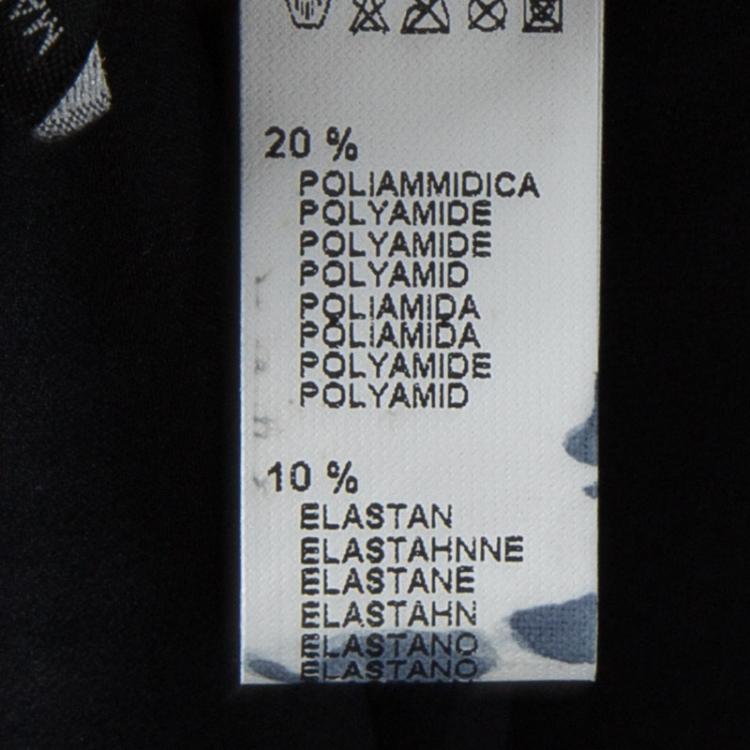 Pre Owned Dolce and Gabbana Black Silk Lace Detail Camisole XL