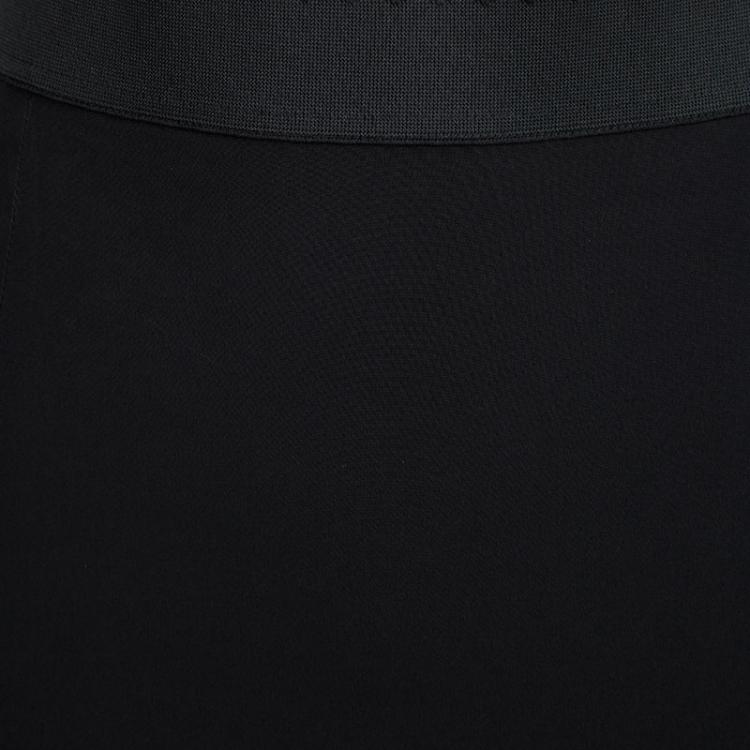 Pre Owned Dolce and Gabbana Black Pencil Skirt S