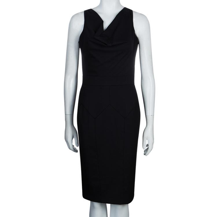 Pre Owned Dsquared2 Black Sleeveless Dress M