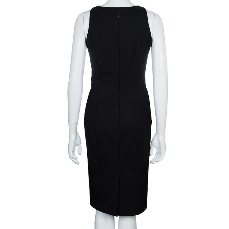 Pre Owned Dsquared2 Black Sleeveless Dress M