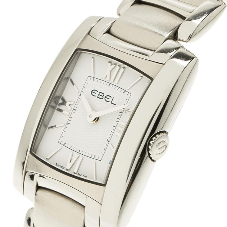 Pre Owned Ebel White Stainless Steel Brasilia Women's Wristwatch 23MM