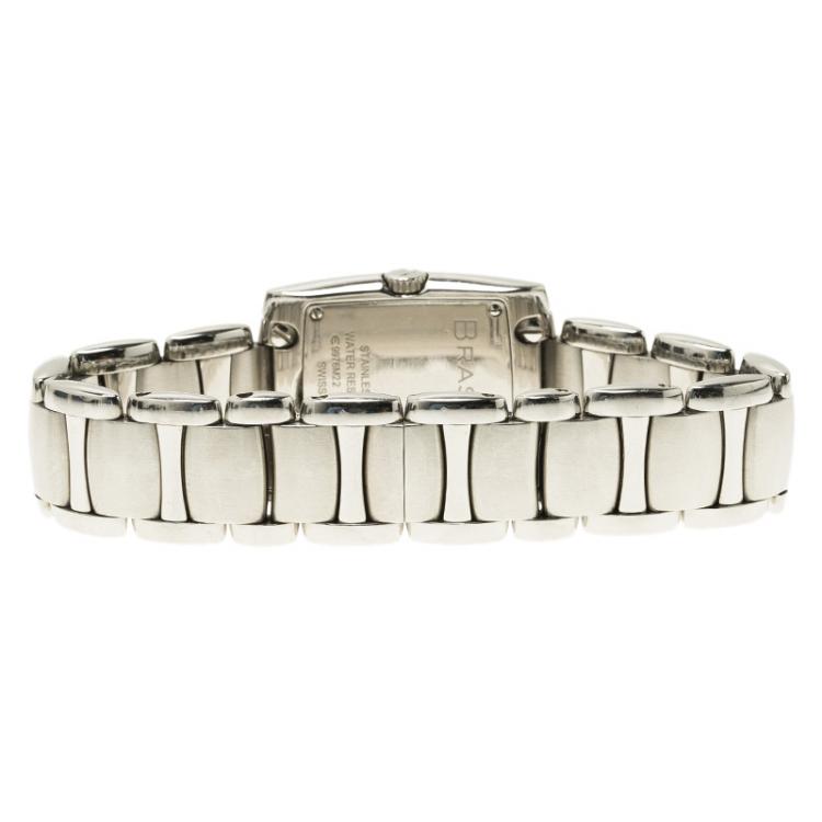 Pre Owned Ebel White Stainless Steel Brasilia Women's Wristwatch 23MM