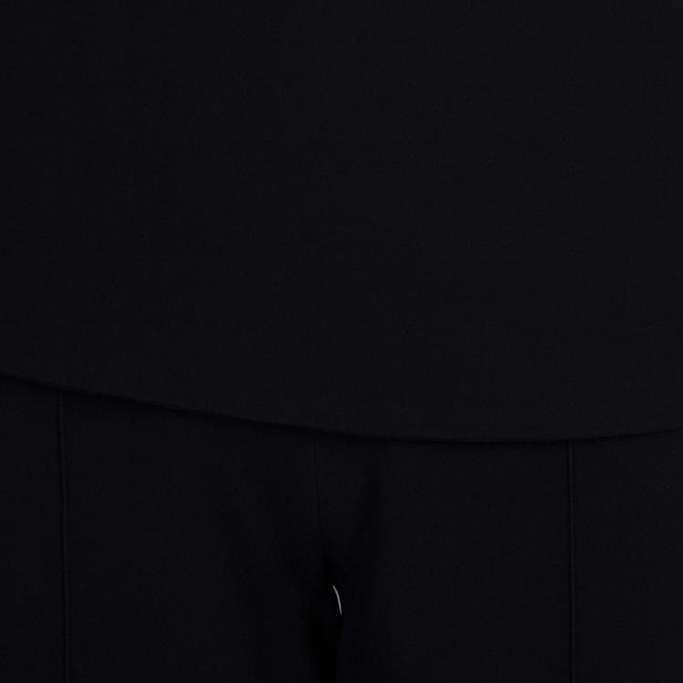 Pre Owned Elie Saab Black Peplum High Waist Trousers S