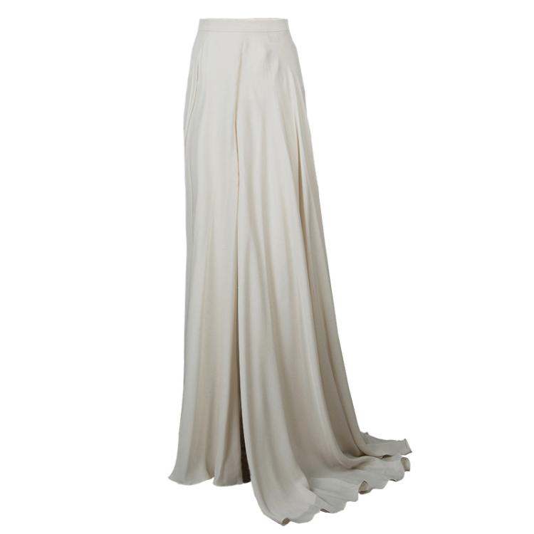 スカート Elie Saab Flared skirt Elie Saab Paris George V Boutique: Pinstripe Crepe Midi