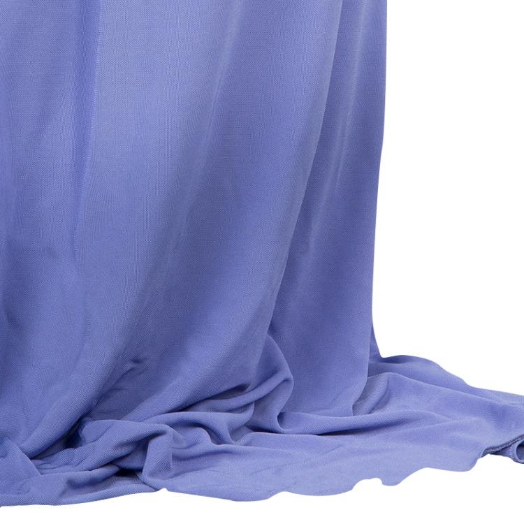 Pre Owned Elie Saab Lilac Knit Gathered Maxi Dress L
