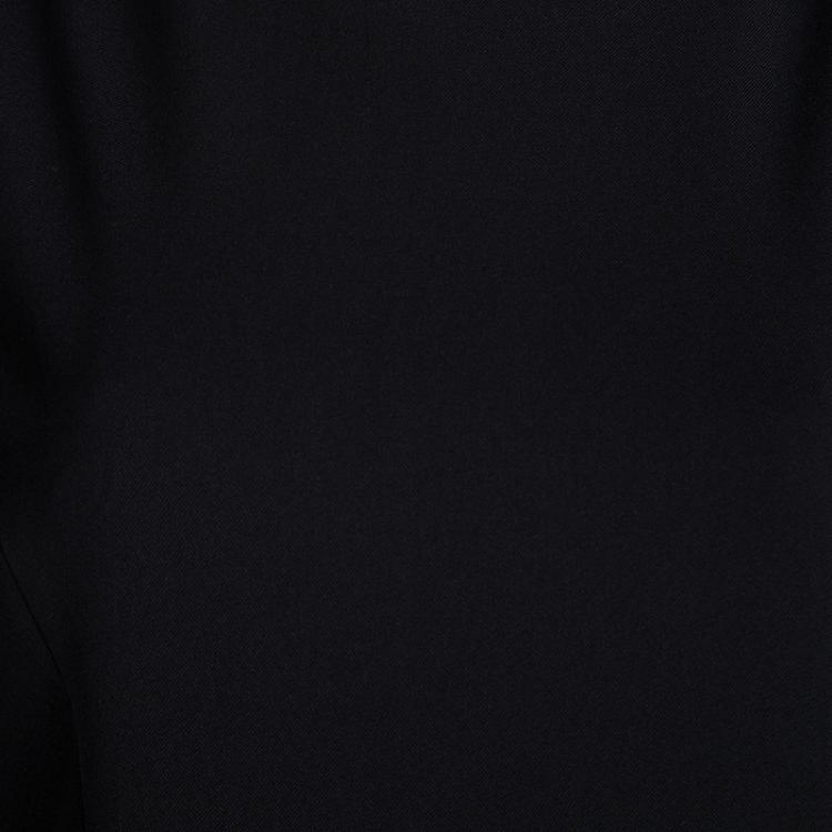 Pre Owned Elie Tahari Black Short Sleeve Half Peplum Sybil Dress M