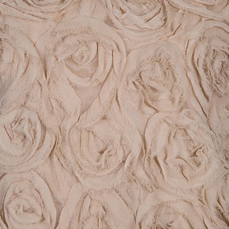 Pre Owned Elizabeth and James Beige Ribbon Detail Top M