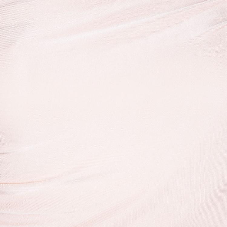Pre Owned Emilio Pucci Baby Pink Ruched Dress S