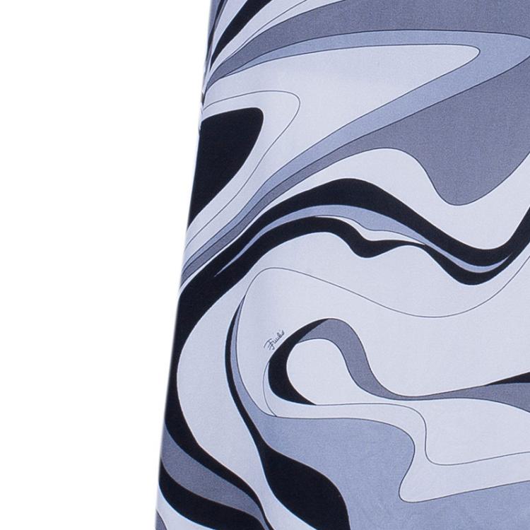 Pre Owned Emilio Pucci Printed A-Line Skirt S