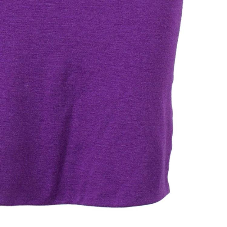 مملوكة مسبقًا Emilio Pucci Purple Backless Tie-up Dress M