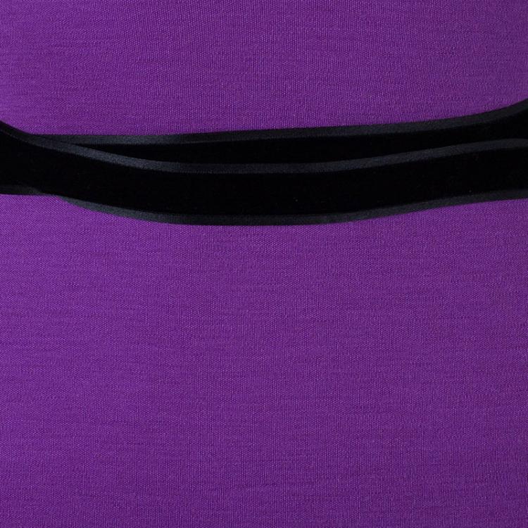 مملوكة مسبقًا Emilio Pucci Purple Backless Tie-up Dress M