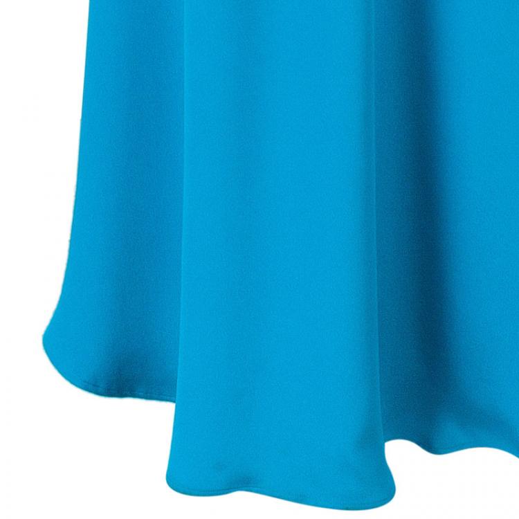 Pre Owned Emilio Pucci Blue Embellished Kaftan Dress OS