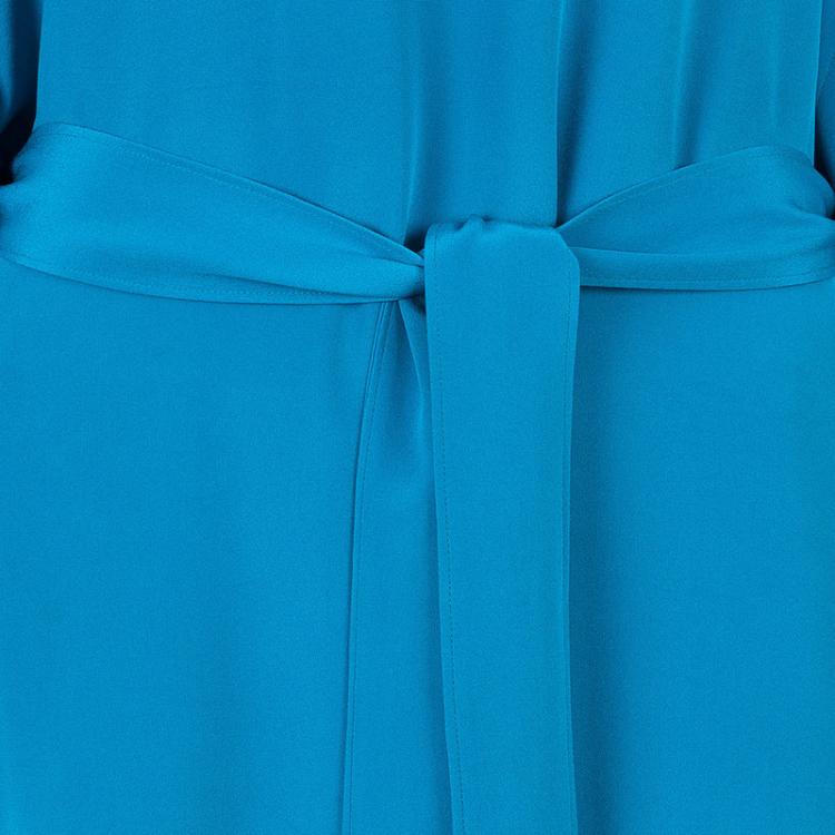 Pre Owned Emilio Pucci Blue Embellished Kaftan Dress OS