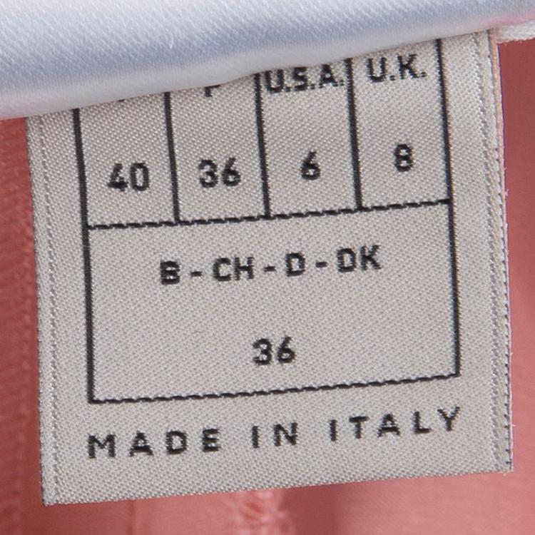 Pre Owned Emilio Pucci Pink Silk Pleated Shorts S