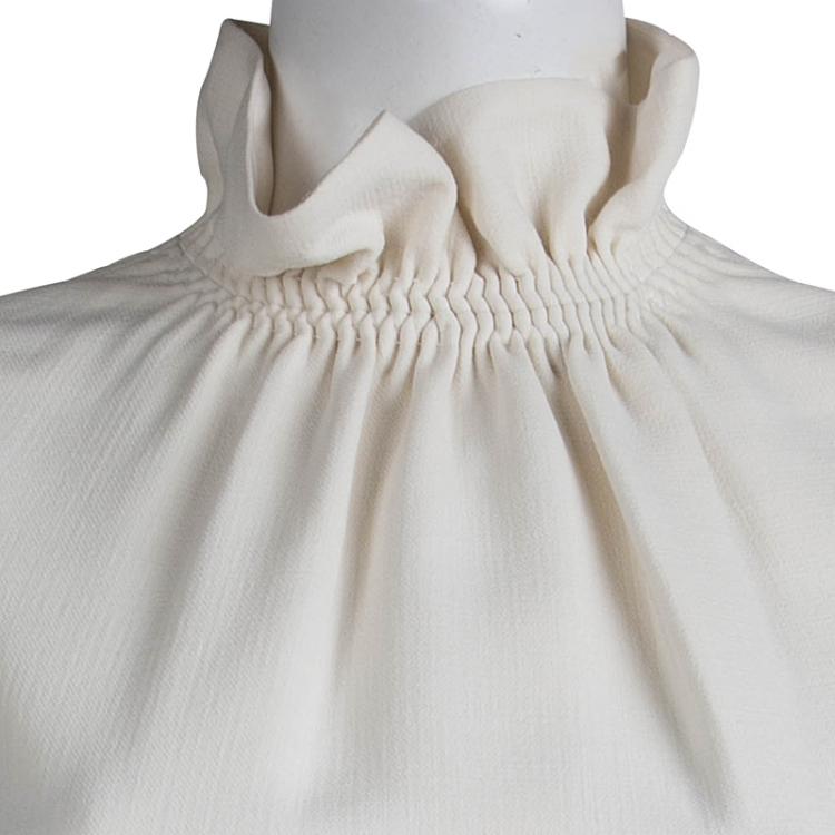 Pre Owned Emilio Pucci Pastel Yellow Sleeveless Wool Dress S
