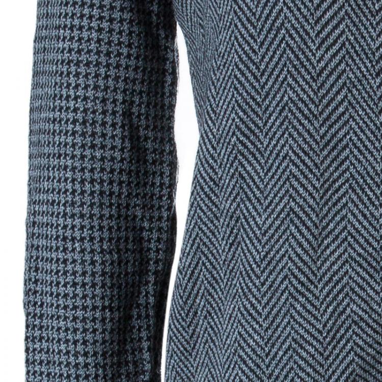 Pre Owned Emporio Armani Grey Cardigan M