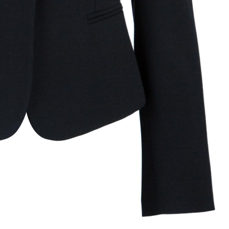 مملوكة مسبقًا Emporio Armani Black Tailored Blazer S