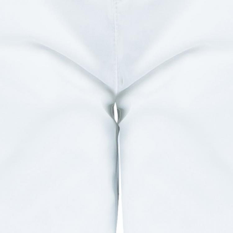 Pre Owned Emporio Armani White Flared Denim Jeans S