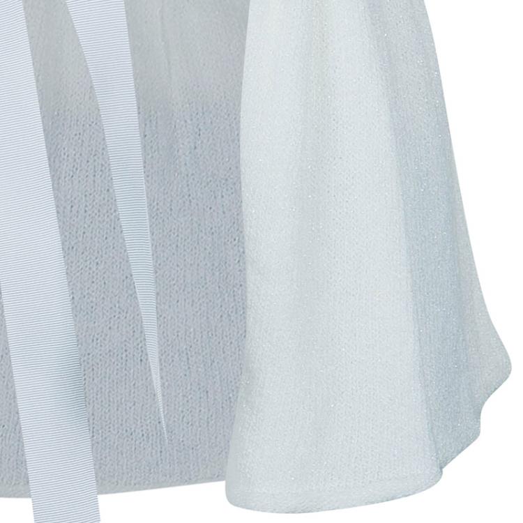 Pre Owned Emporio Armani White Knit Cardigan/Top M