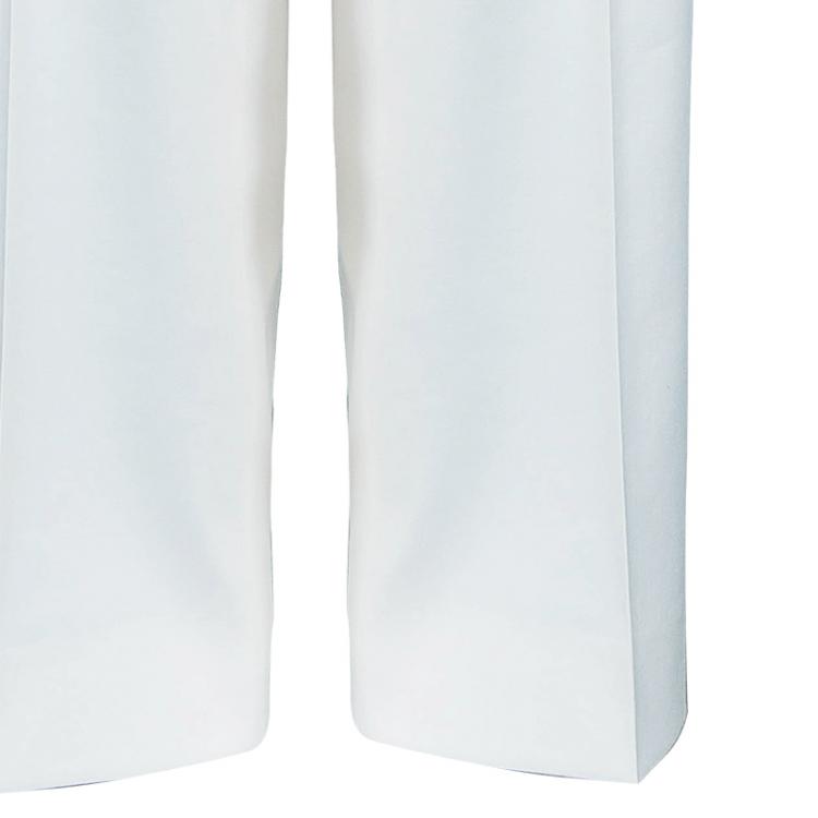 Pre Owned Emporio Armani White Trousers L