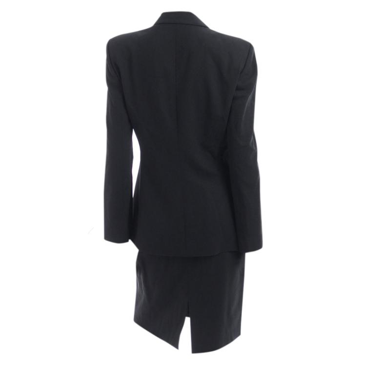 Emporio Armani Black Tailored Skirt Suit S Emporio Armani TLC