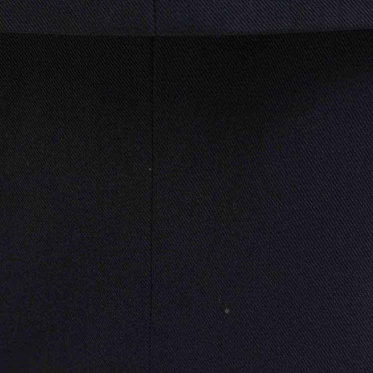 Pre Owned Emporio Armani Black Tailored Skirt Suit S