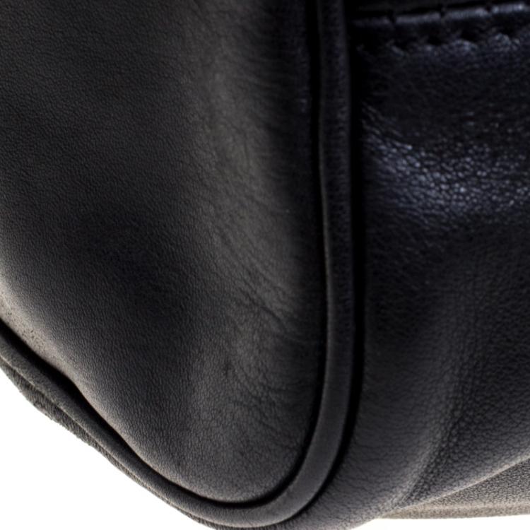 Escada Black Leather Shoulder Bag Escada | The Luxury Closet