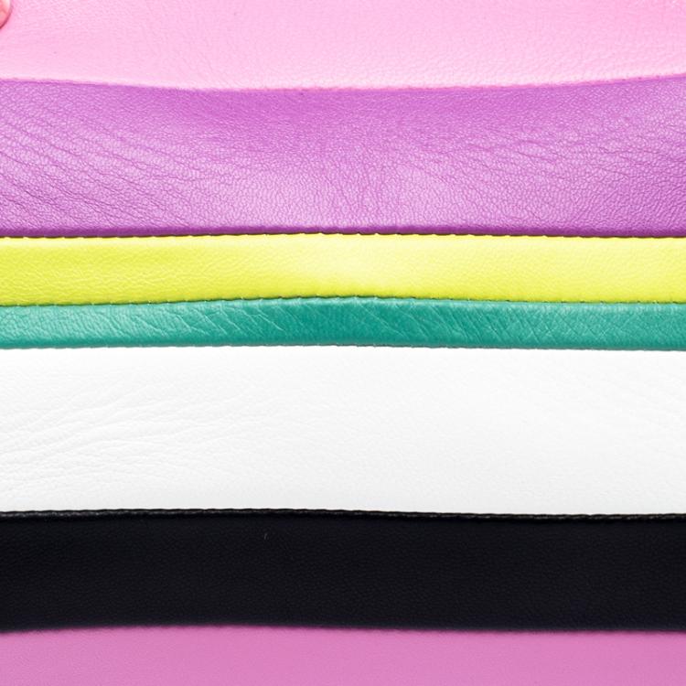 Pre Owned Escada Multicolor Leather Satchel 