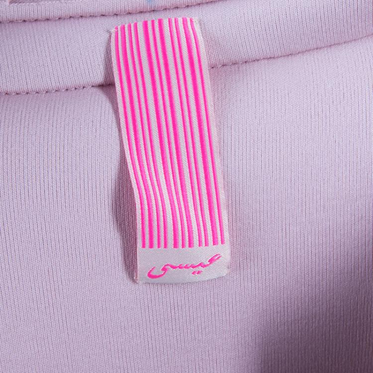 Pre Owned Essa Walla Blush Pink Contrast Trim Neoprene Cardigan M/L