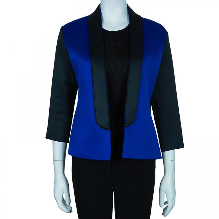 Pre Owned Essa Walla Two-tone Neoprene Jacket M/L