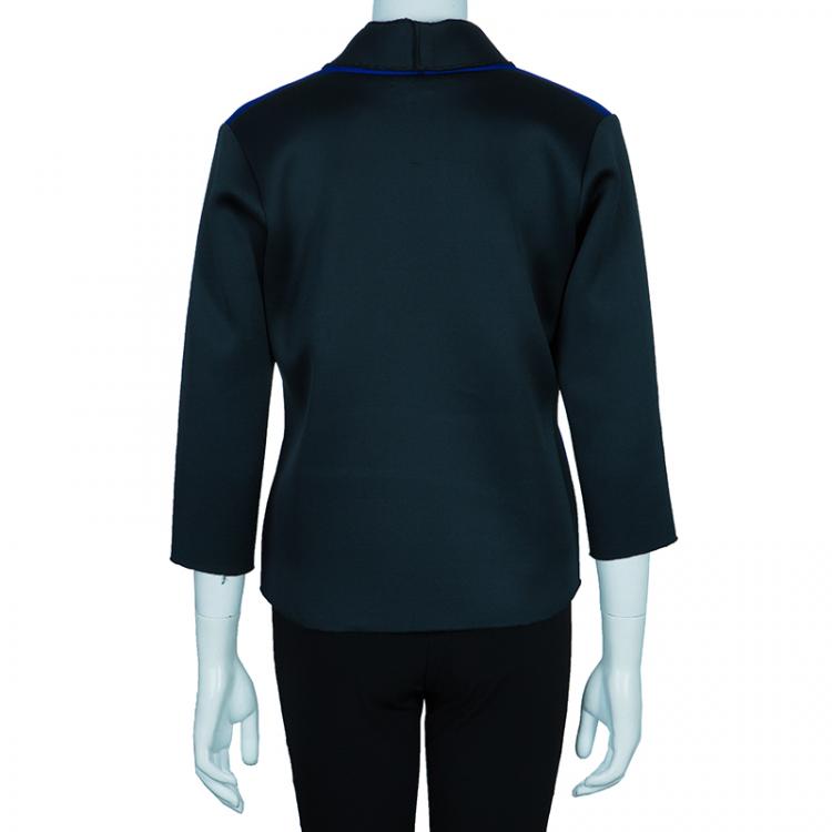 Pre Owned Essa Walla Two-tone Neoprene Jacket M/L