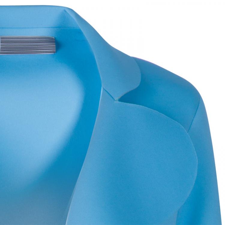 Pre Owned Essa Walla Baby Blue Neoprene Coat M/L