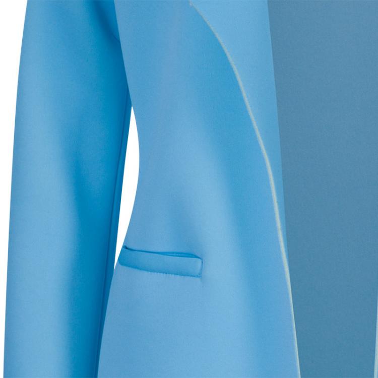 Pre Owned Essa Walla Baby Blue Neoprene Coat M/L