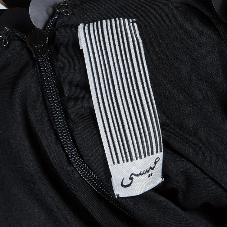 Pre Owned Essa Walla Black Paette Embellished Long Sleeve Dress S/M