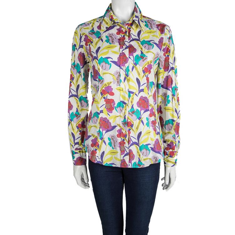 Printed Long-Sleeved Shirt - Luxury Multicolor