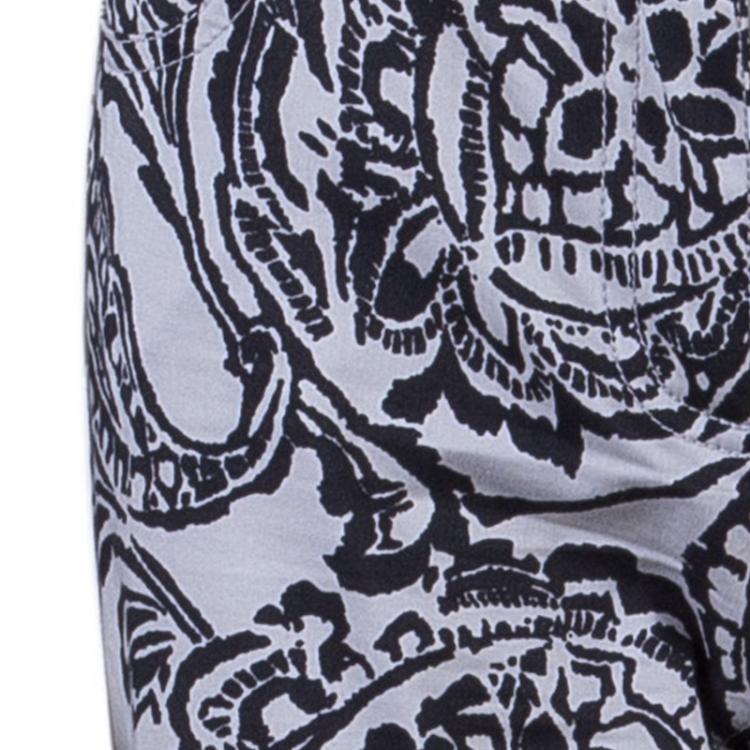 Pre Owned Etro Printed Denim Pants M